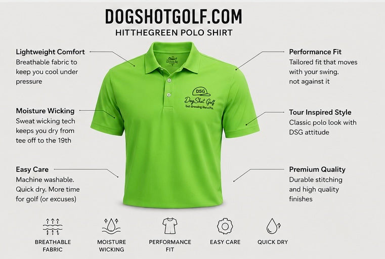 Lightweight Summer Polo - HitThe Green