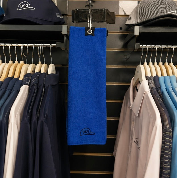 Microfibre Tri-fold Golf Towel - Blue (Da-Ba-Dee-Da-Ba-Daa)