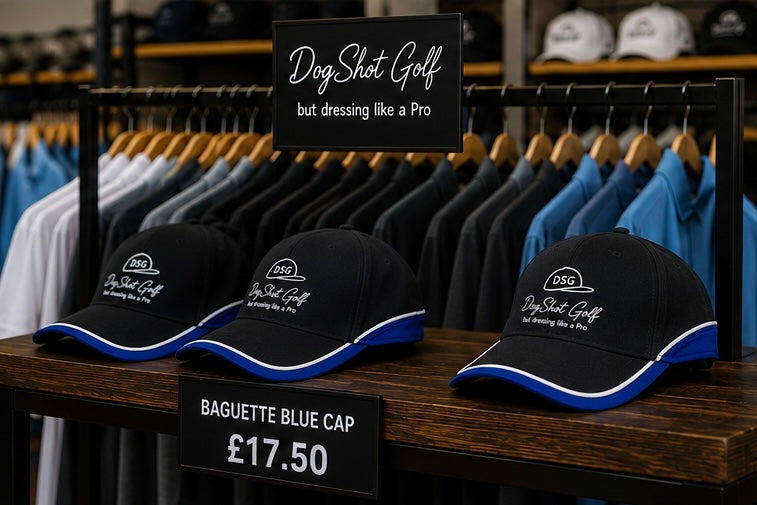 Team Dogshot Golf Cap - Baguette Blue / Blue / White
