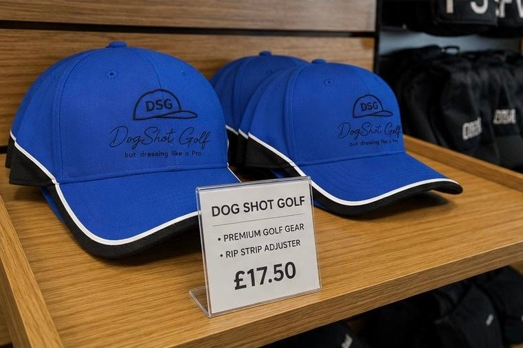 Team dogshot Golf Cap - Royal Blue / Black / White