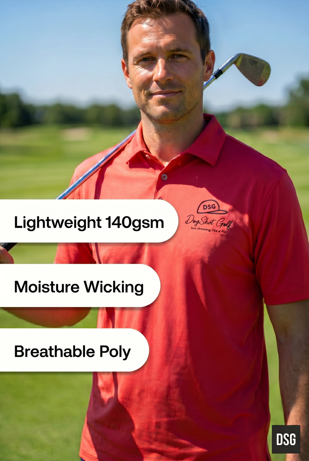 DSG Summer Polo - Rubester Red