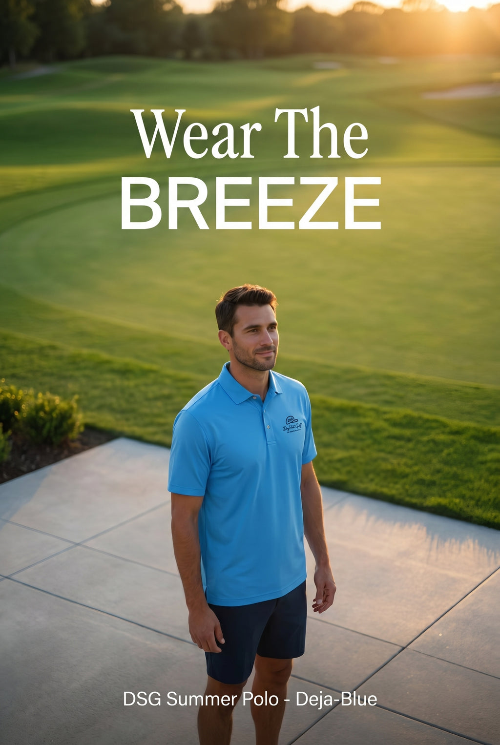 DSG Summer Polo - Deja-Blue