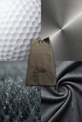DSG Microfibre Tri-fold Golf Towel - Gunmetal Grey
