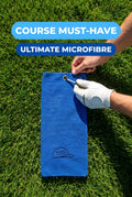 DSG Microfibre Tri-fold Golf Towel - Blue Da Ba Dee