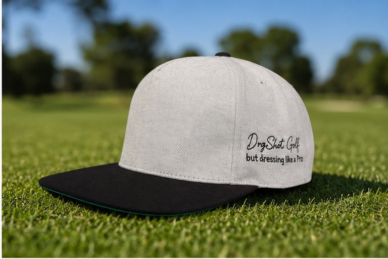 Flat Peak Cap - Sky Grey / Black