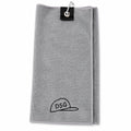 Microfibre Tri-fold Golf Towel with Carabiner Clip - English Summer Grey
